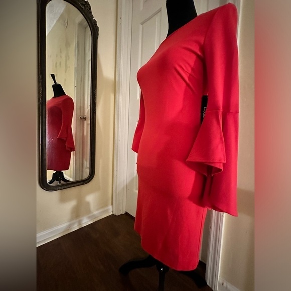 Lulus Flare to Spare Flounce Sleeve BodyconDress - Picture 6 of 7